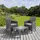 PROGARDEN Gartenset 3-tlg. anthrazit