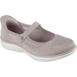SKECHERS Mary Jane Damen Flach, Taupe, 39 EU - 39 EU
