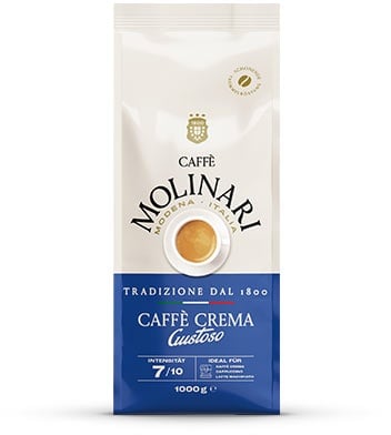 Caffè Molinari Caffè Crema Gustoso - 1 kg Ganze Bohne Tchibo