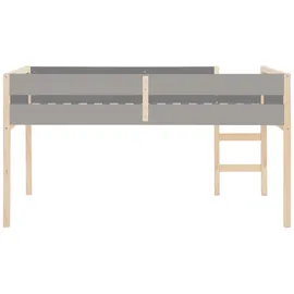 OTTO home Hochbett Janne 90 x 200 cm Kiefer grau