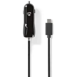 Nedis CCHAC300ABK, Auto, Gleichstrom, 3 A, 1 m, Schwarz