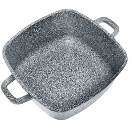 Klausberg Topf-Set 6-tlg. quadratische Töpfe mit Marmorbeschichtung