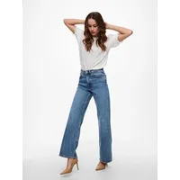 Only Jeans mit weitem Bein in Medium Blue Denim | Gr.: W29/L32