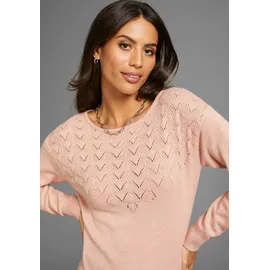 LAURA SCOTT Strickkleid Mini Rosa 34