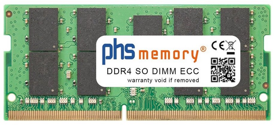 PHS-memory RAM für Synology Diskstation DS923+ Arbeitsspeicher 16GB - DDR4 - 2666MHz PC4-2666V-P - SO DIMM ECC