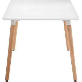 CLP Küchentisch Viborg,weiß 80 cm