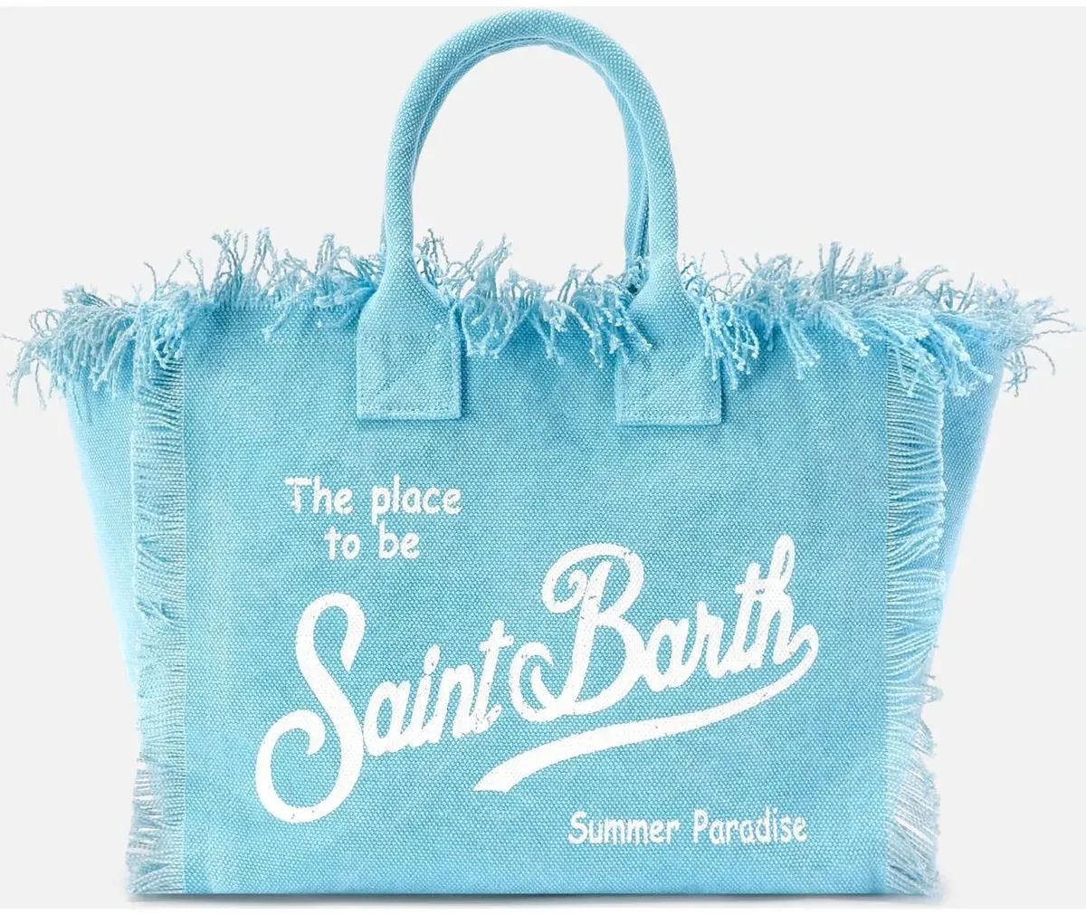 MC2 Saint Barth Colette Hand Bag With Strap 31 light blue (00165L) ONE SIZE