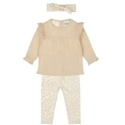 Dirkje Baby Set 3-tlg. Beige, Newborn (0 - 6 Monate)