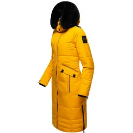 Navahoo Wintermantel Fahmiyaa gelb / schwarz XS