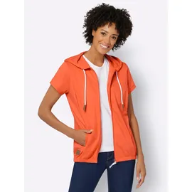 Casual Looks WITT WEIDEN Sweatjacke in orange | Gr.: 46