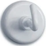 Maul Kraftmagnet mit Haken 25mm weiß VE=12x5 Stück