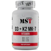MST Nutrition Vitamin D3 + K2 MK7 Kapseln 120 St.