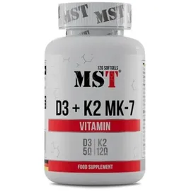MST Nutrition Vitamin D3 + K2 MK7 Kapseln 120 St.