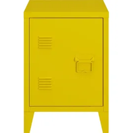 [en.casa] Nachtschrank Inari 57 x 40 x 30 cm Gelb