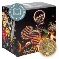 Corasol Premium BBQ & Grillgewürze Adventskalender 24 Gewürz-Mischungen und Rezept-Booklet, die Gewürz Gourmet Geschenkidee (284 g)