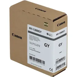 Canon Tinte PFI-1300, grau, für PRO-2000, PRO-2100, PRO-4000S, PRO-4100S, PRO-4000, PRO-4100, PRO-6000S, PRO-6100S, PRO-6000, PRO-6100, Inhalt: 330 ml