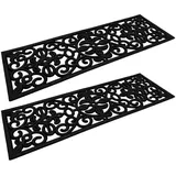 Buri 76,3 x 25,5 cm Schwarz