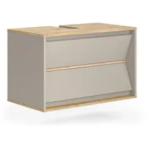 Vicco Waschbeckenunterschrank Edelin, Cashmere/Artisan, 80 x 50 cm mit 2 Schubladen (80 x 45 x 50 cm)