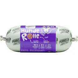 PurBello Hunderolle 200 Gramm Hundenassfutter 8 x 200 Gramm Ziege