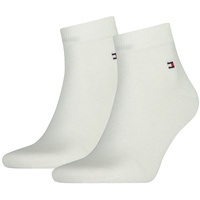 TOMMY HILFIGER Herren Quarter Socken, Vorteilspack - Sneaker, Unifarben, 39-49 Weiß 39-42 10er Pack (5x2P)