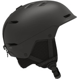 Salomon Husk Skihelm (Größe 56-59CM, schwarz)