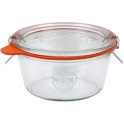 36x Weck Glas Sturzglas mit Deckel Dichtungsring und je 2 Klammern Overturn 290 ml