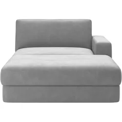 Recamiere RAUM.ID "Innovid", grau, B:132cm H:87cm T:196cm, 100% Polyester, Sofas, Modernes Modul-Polsterprogramm