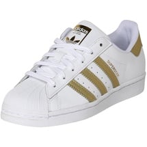 Adidas Superstar Cloud White / Gold Metallic / Cloud White 36