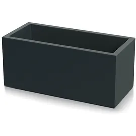 ethick Blumentopf Rechteckig 58 x 26 x 26 cm Anthrazit