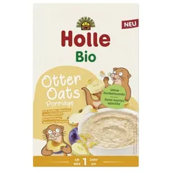 Holle Porridge Otter Oats mit Äpfeln  Bananen & Pfaumen bio