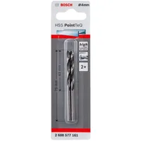 Bosch HSS-Spiralbohrer PointTeQ 4,0 mm 2er-Pack