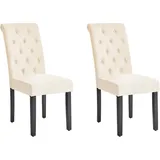 Beliani Esszimmerstuhl 2er Set VELVA