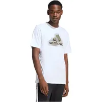 adidas Camo Modern Logo Graphic T-Shirt Herren JZ7493 - white