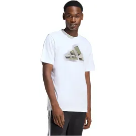 adidas Camo Modern Logo Graphic T-Shirt Herren JZ7493 - white