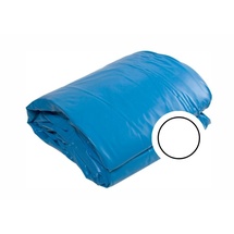 OKU Obermaier GmbH Poolfolie Rund blau Tiefe 0,90 m Folienstärke 0,40 mm überlappend ohne Biese, Grau, Ø 4.00 m