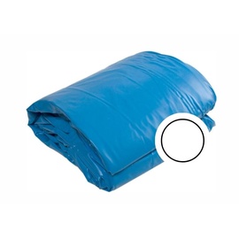 OKU Obermaier GmbH Poolfolie Rund blau Tiefe 0,90 m Folienstärke 0,40 mm überlappend ohne Biese, Grau, Ø 4.00 m