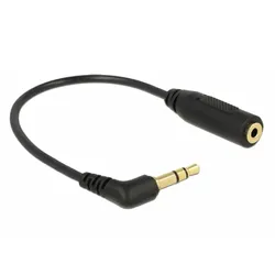 Delock Audio-Adapter Stereostecker für Sub-Mini Telefon 2,5 mm W bis Mini-Phone Schwarz