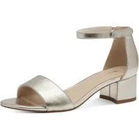 TAMARIS Sandalette Damen Vegan Elegant metallic,EU 39