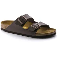 Birkenstock Arizona Naturleder schmal dunkelbraun 36