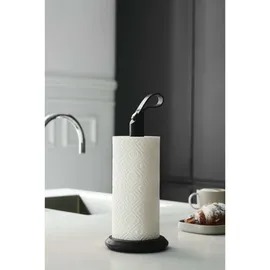 Gejst Grab Küchenrollenhalter Holz Schwarz