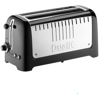 Dualit 46065 Long Lite Toaster, 2000 W, Schwarz, Edelstahl