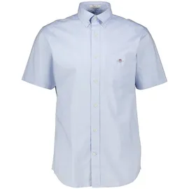 GANT Kurzarmhemd »Regular Fit Popeline Hemd leicht strapazierfähig pflegeleicht«, mit einer kleinen Logostickerei auf der Brusttasche
