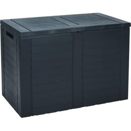 Koopmann International Kissenbox Anthrazit, Kunststoff, Uni, 44x53x75 cm