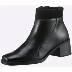 Stiefelette CAPRICE, Damen, Gr. 39, schwarz, Glattleder, Textil, sportlich, Schuhe