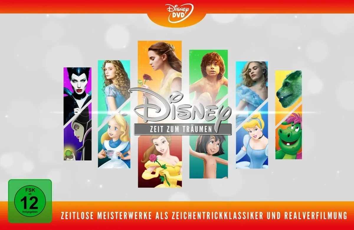 Disneys zeitlose Meisterwerke (Animation & Live Action) [Limited Edition] [12 DVDs] (Neu differenzbesteuert)