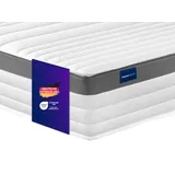 Traumnacht Exklusiv 7-Zonen 1.000er Tonnentaschenfederkernmatratze, Stiftung Warentest Testurteil Gut - Ausgabe 10/2023, 23 cm Premiumhöhe, Öko-Tex zertifiziert, Härtegrad 3 (H3), 100 x 220 cm