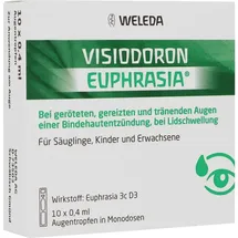 Weleda Visiodoron Euphrasia Augentropfen 10 x 0,4 ml