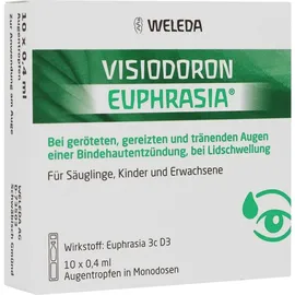 Weleda Visiodoron Euphrasia Augentropfen 10 x 0,4 ml