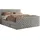 MKS Boxspringbett mit Bettkasten - grau - Maße (cm): B: 161 H: 110