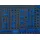 BGS Werkstattwageneinlage 3/3 Kunststoff blau leer